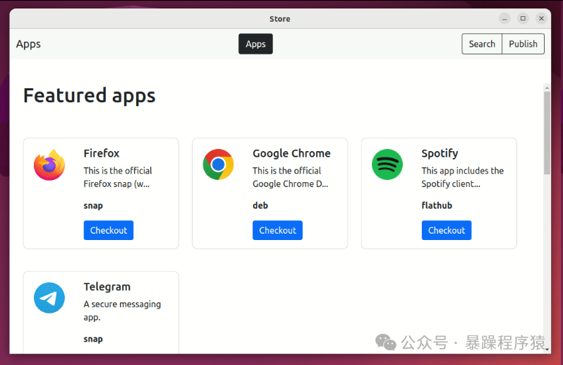 An Open Source Linux Application Store