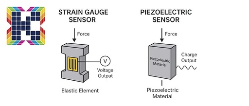 Differences Between Strain Gauges and Piezoelectric Sensors