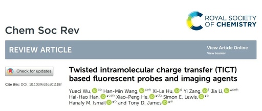 Literature Sharing | Chem. Soc. Rev. | Fluorescent Probes Based on Twisted Intramolecular Charge Transfer (TICT) Mechanism