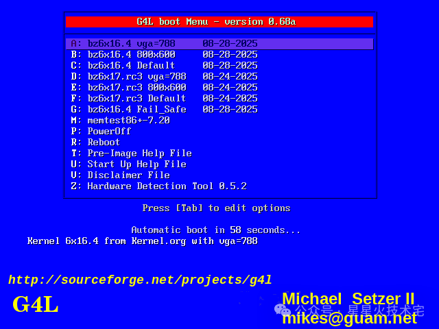 How to Backup and Restore Linux with G4L