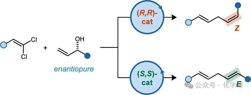 Application of Asymmetric Catalysis in the E/Z-Stereodivergent Synthesis of Alkenes