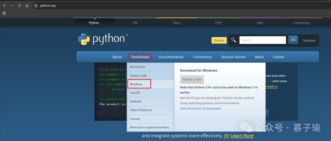 Installing Python and Development Tools