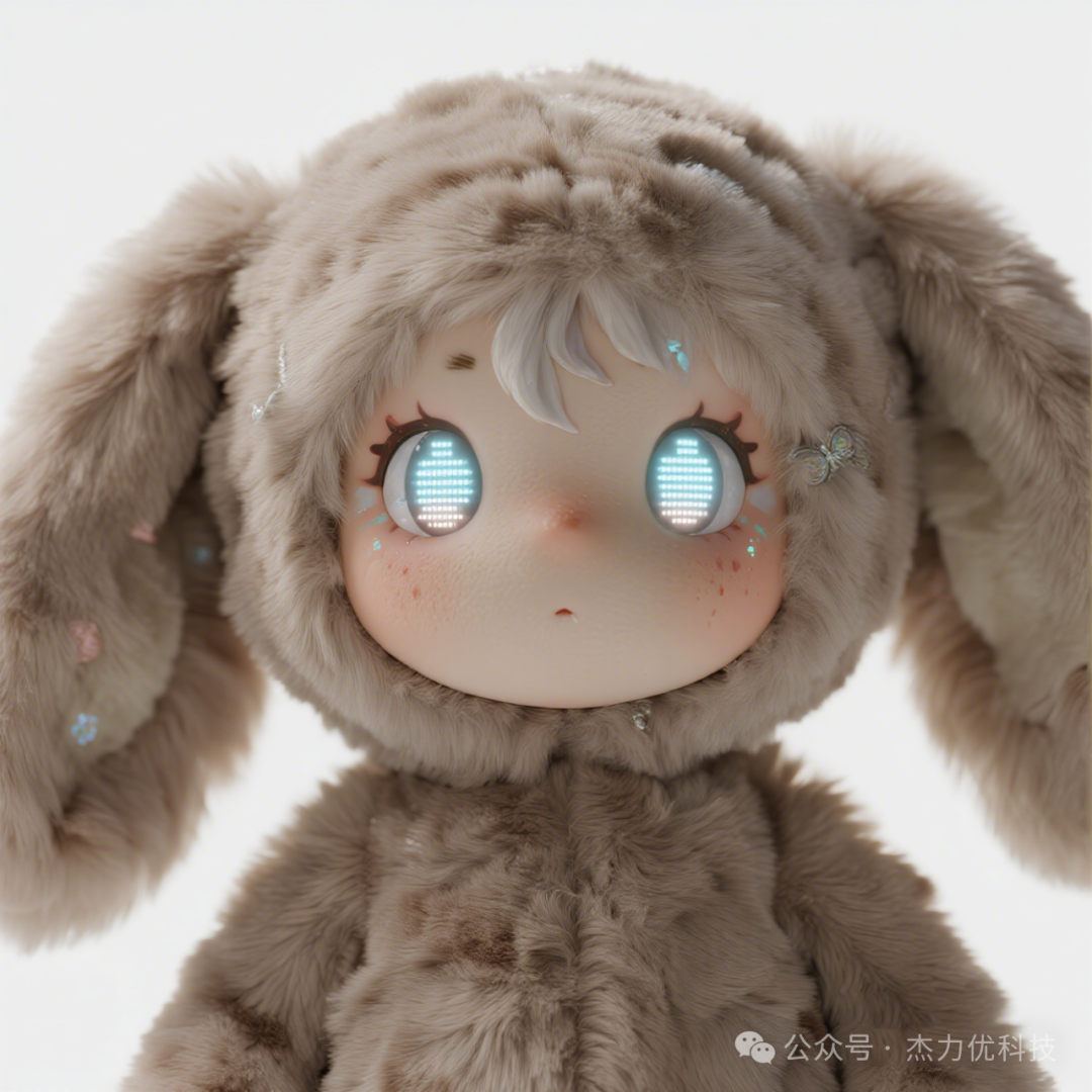 AI Plush Toy Dual-Eye Display: Synchronous and Asynchronous Modes
