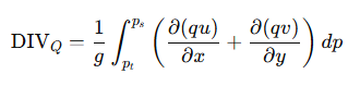 Water Vapor Flux and Its Divergence