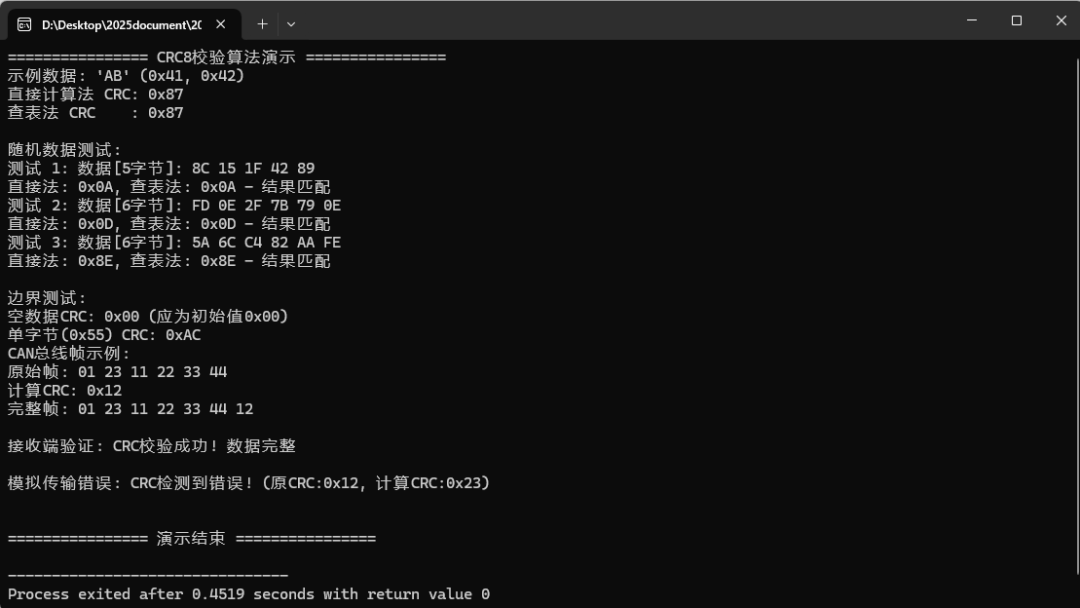 Explaining CRC8 Cyclic Redundancy Check with C Language Examples