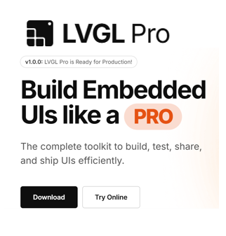Renesas Partners with LVGL PRO to Create an Integrated Solution for Embedded GUI Development