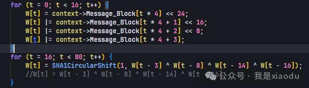 SHA1 Encryption Algorithm Process
