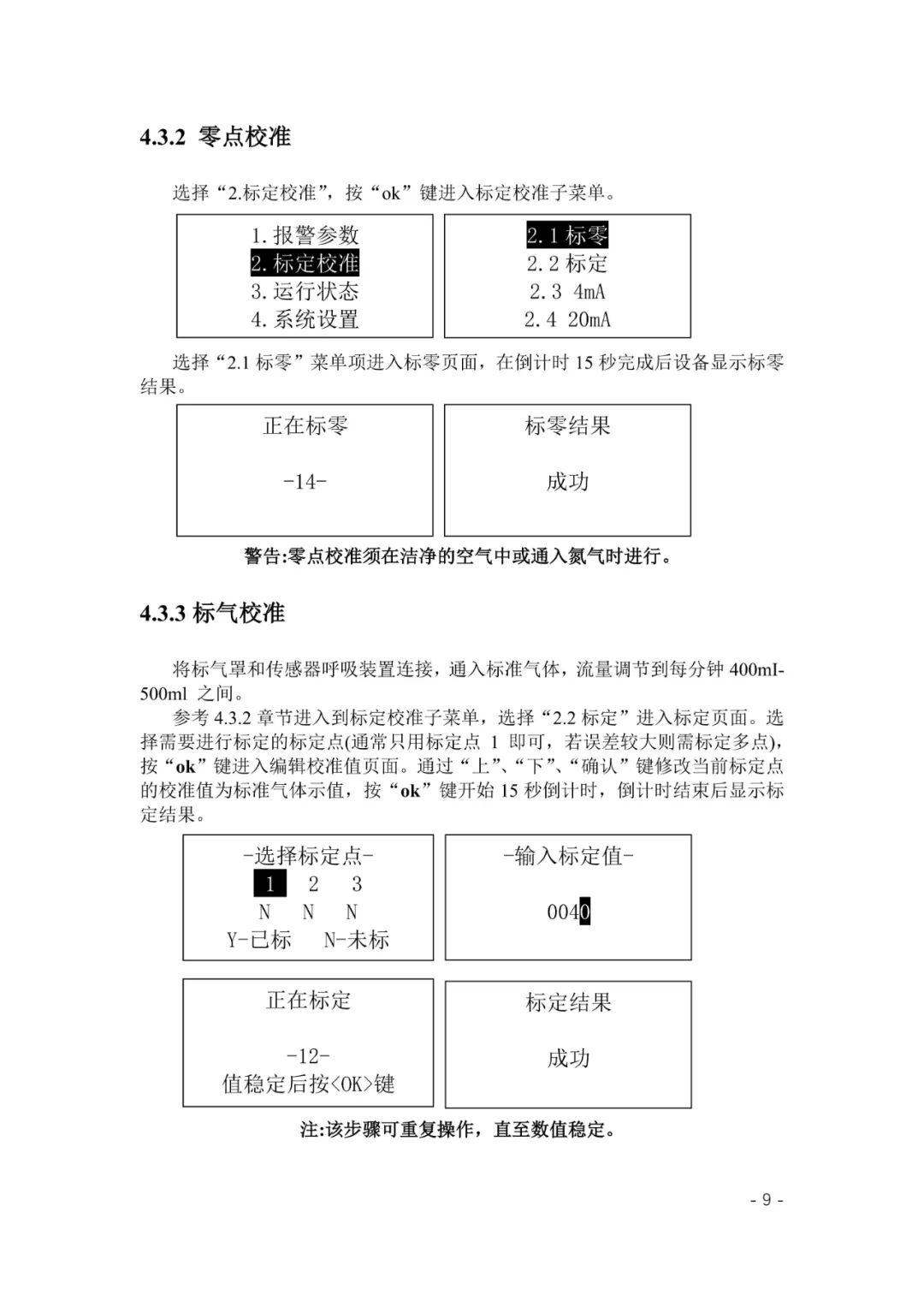 GTYQ-AS102 (C Circuit Board) Gas Detector Manual