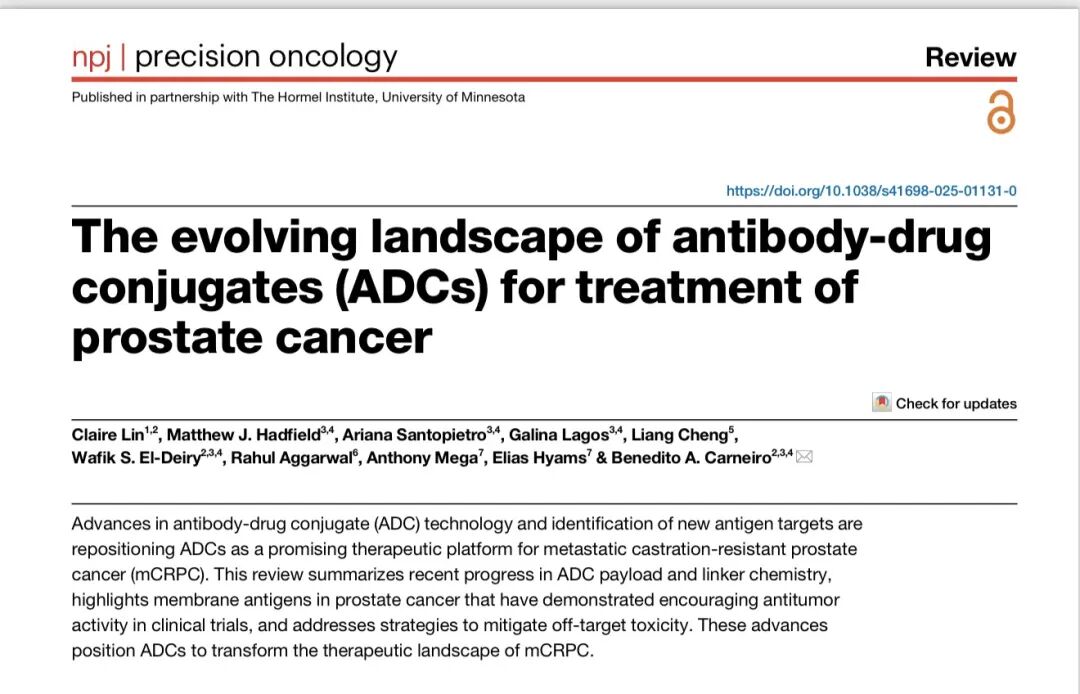 How Far Are ADCs from Treating Prostate Cancer?