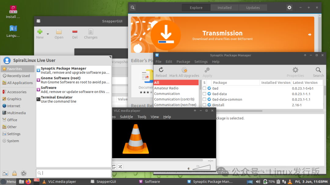 SpiralLinux: A User-Friendly Debian Derivative
