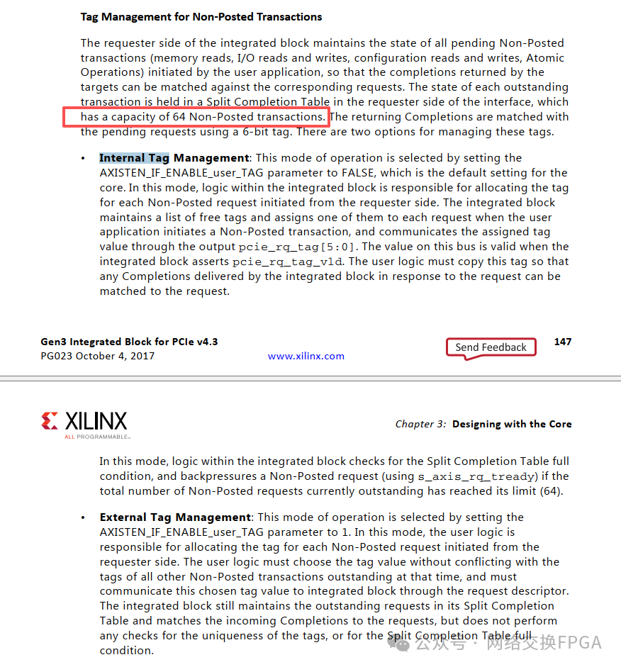 A Bug Related to TAG Numbers in Xilinx V7 690T PCIe IP Core Usage