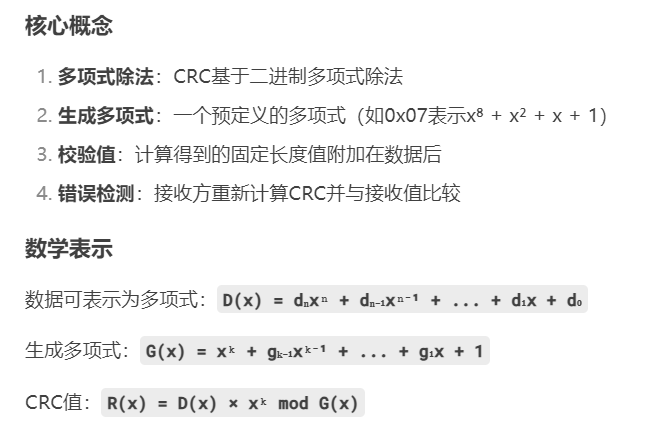 Explaining CRC8 Cyclic Redundancy Check with C Language Examples