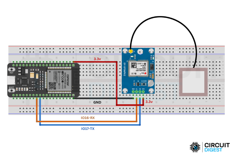 ESP32 + Neo-6M: Visualize Your Trajectory on a Cloud Map