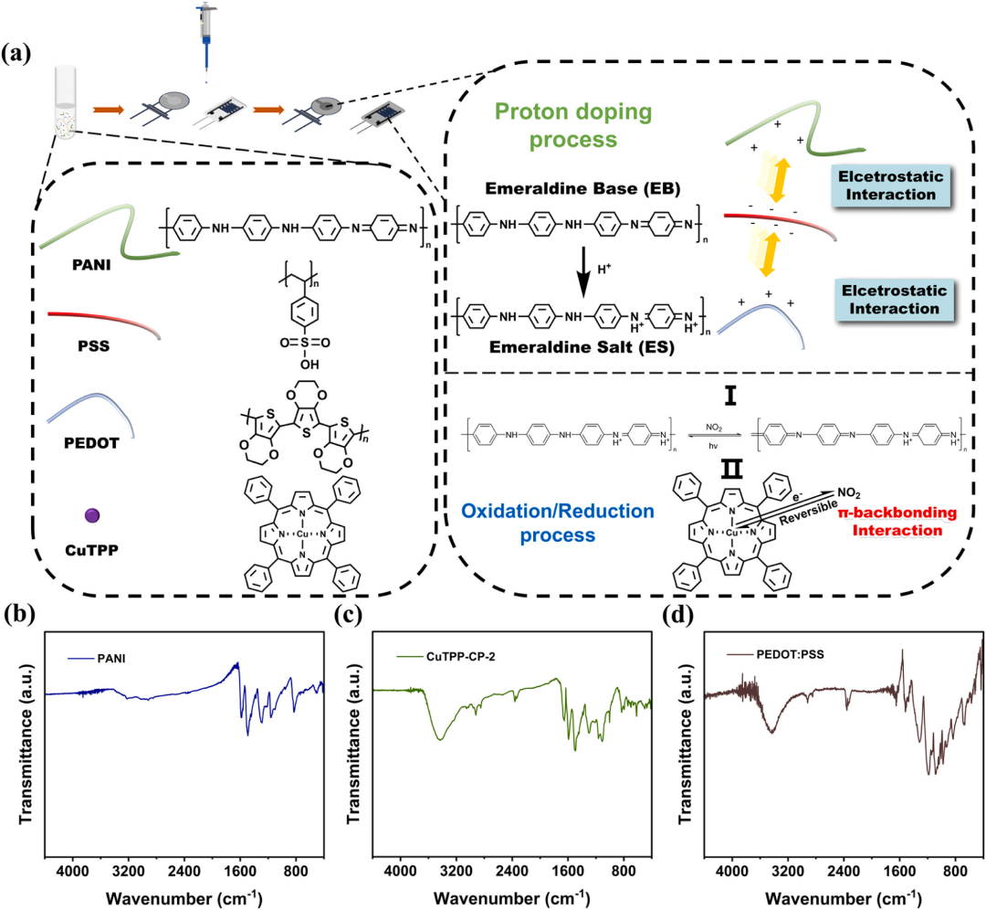 Jilin University Zhang Tong Team | Bio-inspired Room Temperature NO₂ Sensor: π-Back Bonding Mechanism Achieves High Selectivity Detection