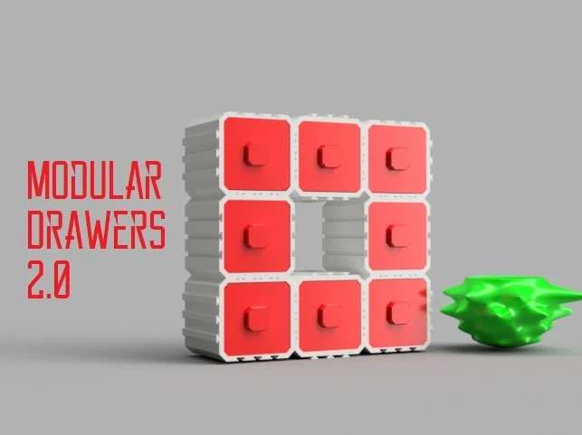 The Most Popular Modular Drawer System for 3D Printing