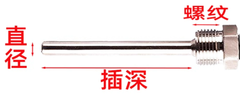 Temperature Sensor | Threaded Hirschmann Insert