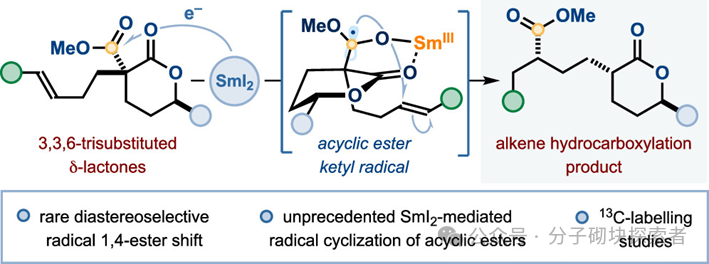 The Comeback of Inert Esters: Samarium(II) Iodide Mediated Radical 1,4-Ester Migration