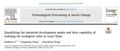 Quantifying the Industrial Development Modes and Their Capability of Realizing Ecological Value in Rural China