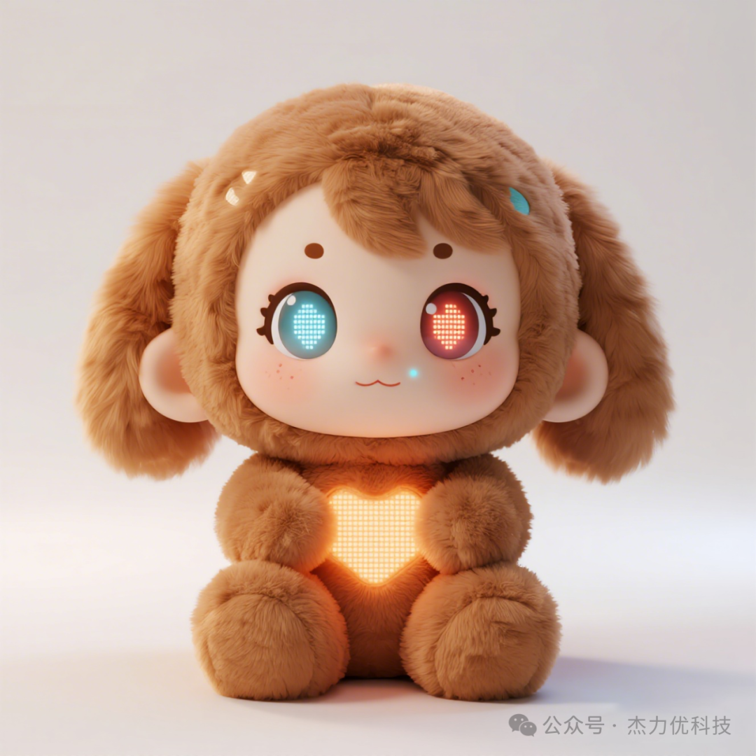 AI Plush Toy Dual-Eye Display: Synchronous and Asynchronous Modes
