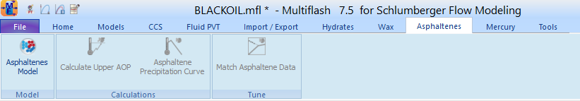 Model Definition and Simulation of Asphaltene Fluid in Multiflash: Part Two