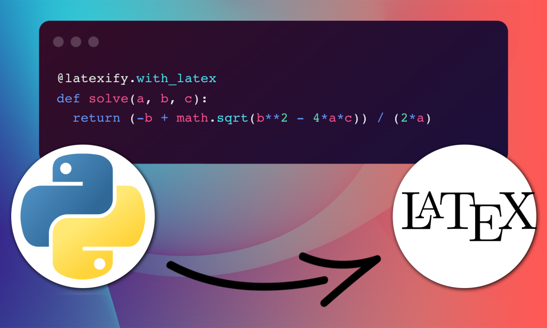 How to Elegantly Write LaTeX with Python?