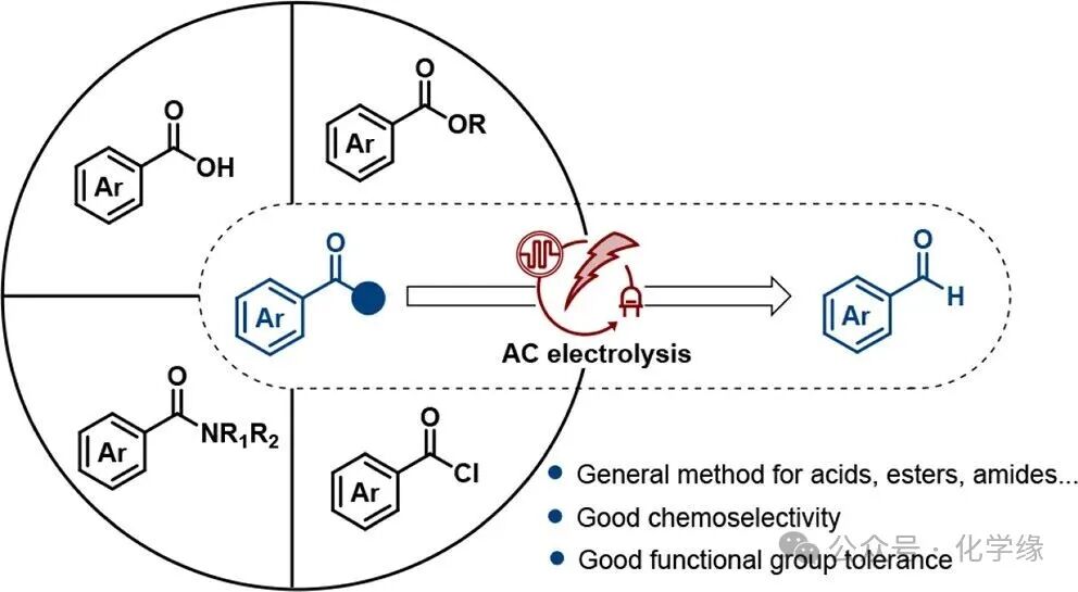 Electrochemical Reduction of Aromatic Carboxylic Acid Derivatives to Aldehydes by Silicon-Assisted Strategy