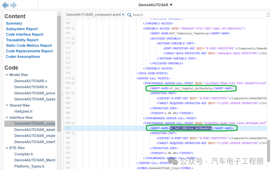 Development of ECU Application Layer Software Model Using Simulink to Create AUTOSAR CS Interface