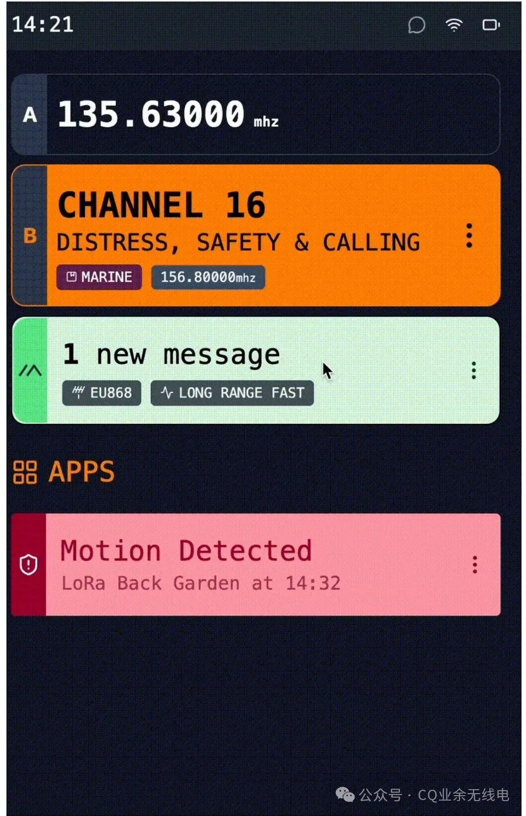 A Linux-Based Walkie-Talkie Integrating VHF/UHF Voice, LoRa Data, and APRS