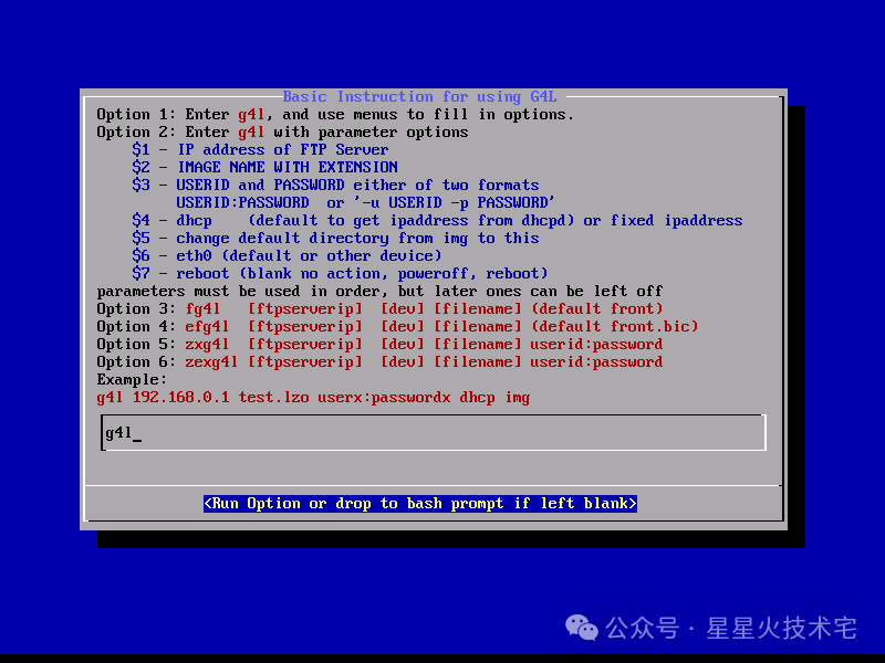 How to Backup and Restore Linux with G4L