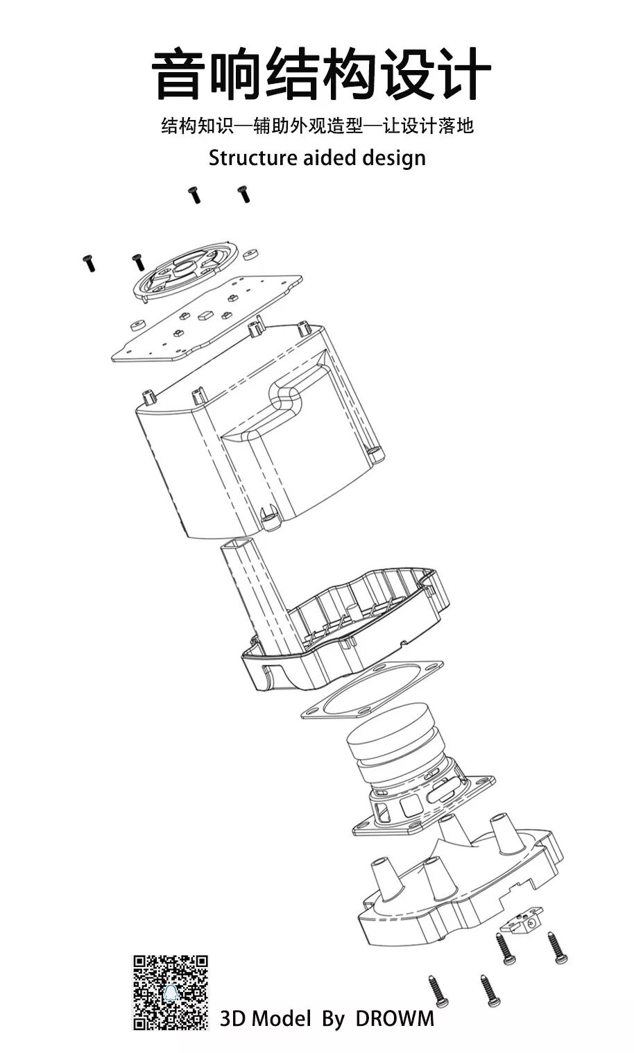 Practical Guide to Bluetooth Speaker Structure Design Using Proe/Creo