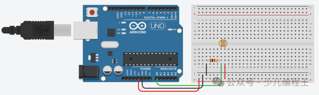 Introduction to Arduino: Lesson 10 - Light-Controlled LED