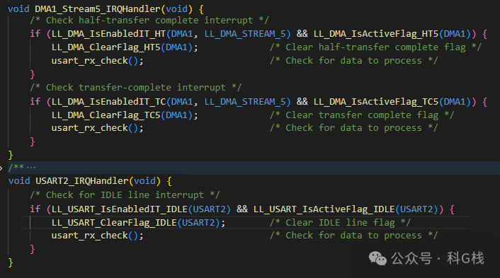 STM32 UART DMA Reception