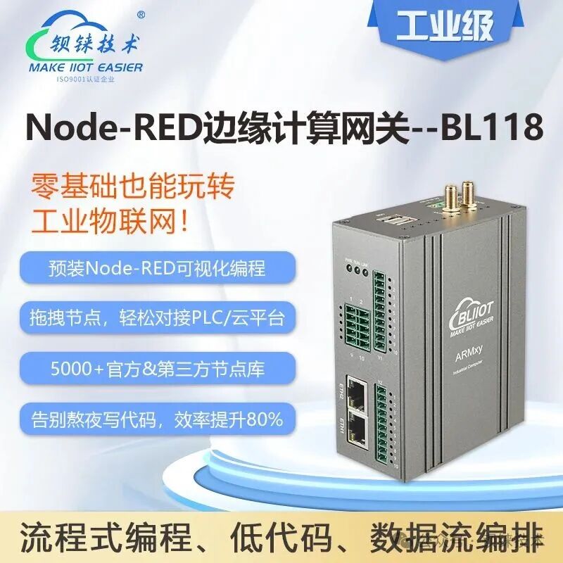 BL118 Node-RED Edge Computing Gateway: The 'Invisible Champion' in Data Acquisition Scenarios