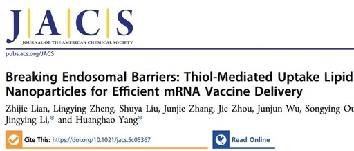 Engineering Thiol-Mediated Uptake Lipid Nanoparticles: Breaking Endosomal Barriers for Enhanced mRNA Expression