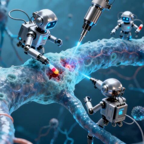 Diving into the Brain: How 'Nanobots' Perform Repair Tasks