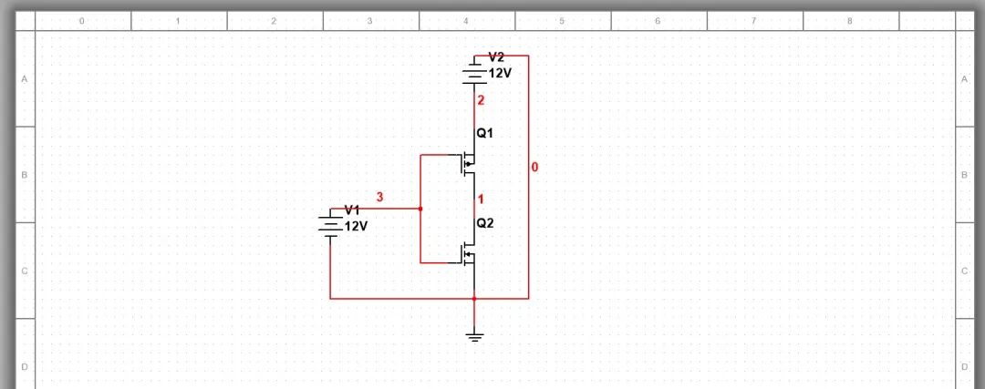 CMOS Inverter Simulation in NI Multisim