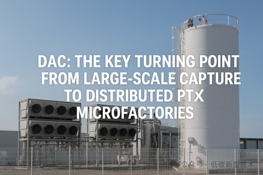DAC: A Key Turning Point from Large-Scale Capture to Distributed PtX Microfactories