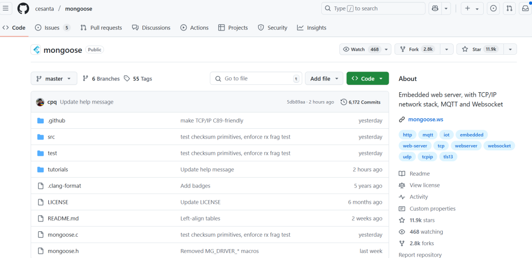 Mongoose: A Compact and Powerful Embedded Web Solution