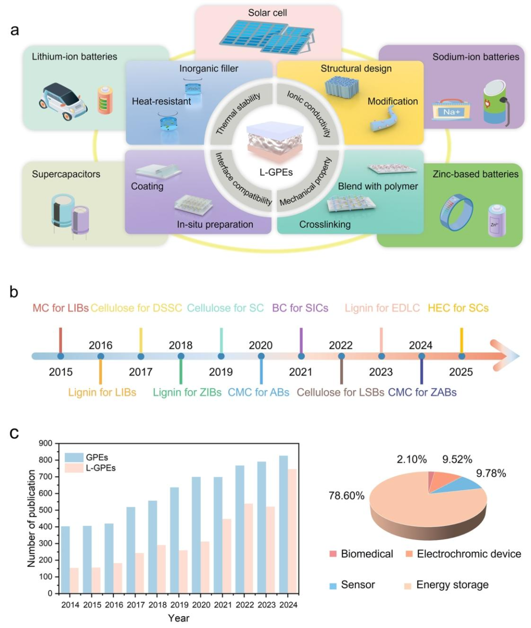 Lignocellulose-Mediated Gel Polymer Electrolytes: Enabling Next-Generation Energy Storage Devices