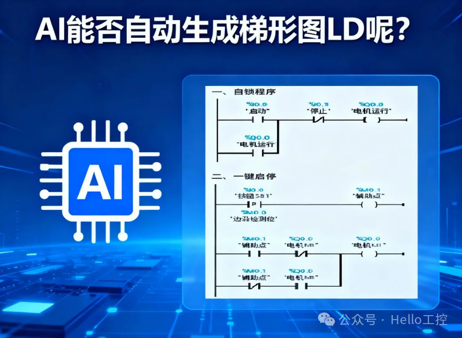 Can AI Automatically Generate Ladder Logic PLC Programs?
