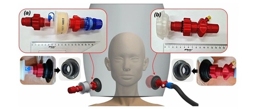 3D Printing Optimization of Medical CPAP Helmet Accessories: Material Safety and Fluid Dynamics Validation