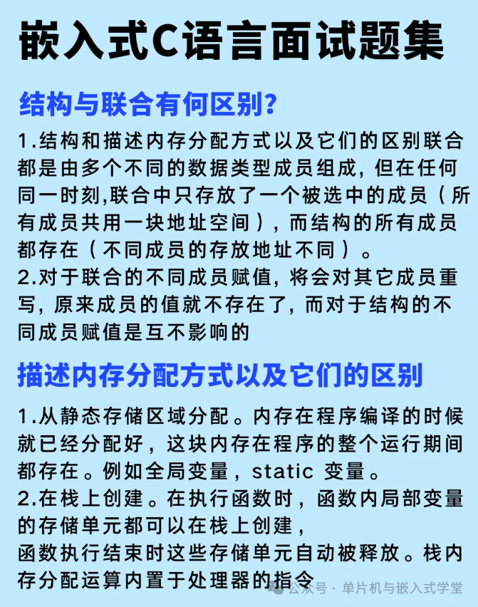 A Collection of Commonly Asked C Language Interview Questions for Embedded Systems
