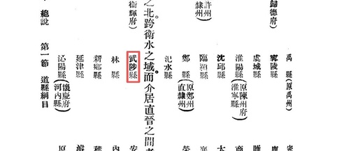Memories of Northern Henan in the Comprehensive Gazetteer of the Republic of China: Wuzhi County during the Beiyang Period (Formerly the Seat of the Hebei Circuit)