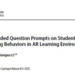 The Impact of Embedded Question Prompts on Students' Reflective Thinking and Learning Behaviors in AR Learning Environments