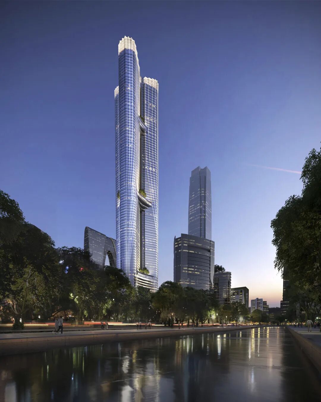 SOM Architecture Firm and East China Architectural Design Institute Collaborate on Suzhou's Second Tallest Building: China State Construction Wealth Center