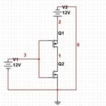 CMOS Inverter Simulation in NI Multisim