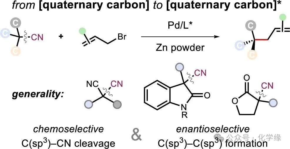 Asymmetric Decyanative Allylation of Tertiary Nitriles for the Construction of Quaternary Stereocenters