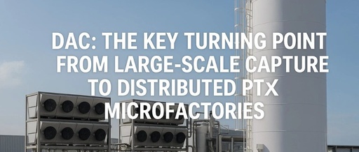 DAC: A Key Turning Point from Large-Scale Capture to Distributed PtX Microfactories