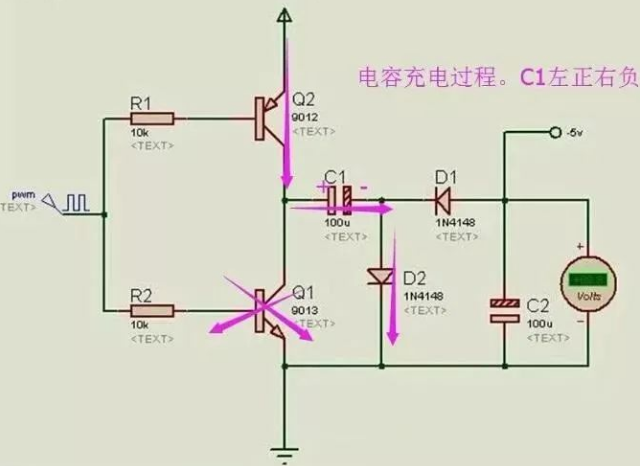How is Negative Voltage Commonly Generated in Microcontrollers?
