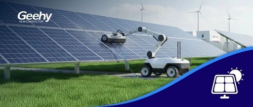 Jihai Chip Empowers Photovoltaic Cleaning Robots, Edge AI Helps Reduce Costs and Increase Efficiency in the Photovoltaic Industry!